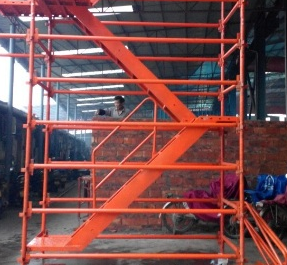 出口型腳手架安全爬梯主要配件有哪些?